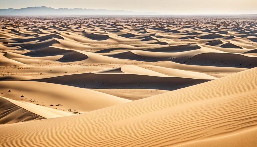 desert dunes formation